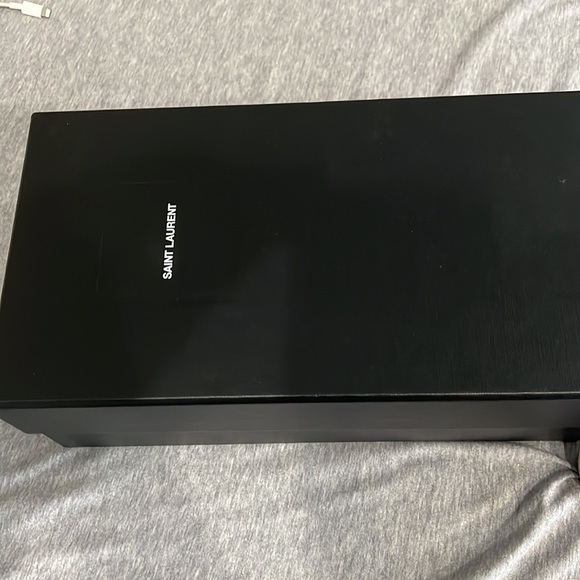 COPY - Saint Laurent Tribute Studded Flat Leather Sandals size 38.5 BRAND NEW! - Picture 3 of 3